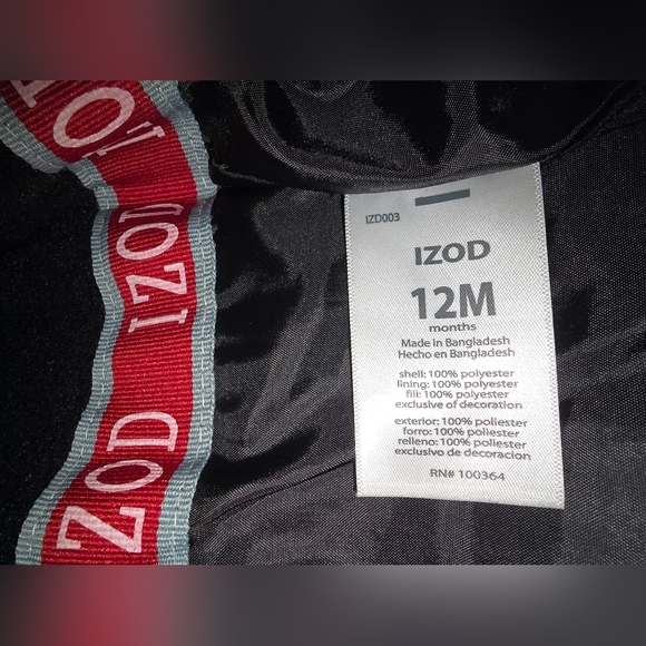 Izod jackets Long sleeves  adjustable cuff - Picture 8 of 8